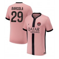 Echipament fotbal Paris Saint-Germain Bradley Barcola #29 Tricou Treilea 2024-25 maneca scurta